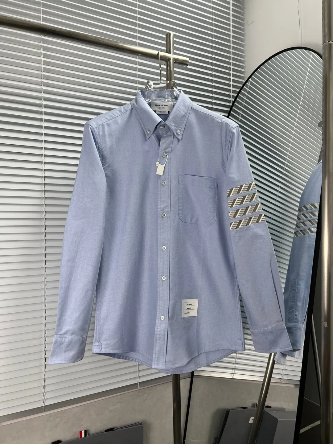 THOM BROWNE 23SS ， ； Versatile Breathable ：Light Blue White Sizes：01234